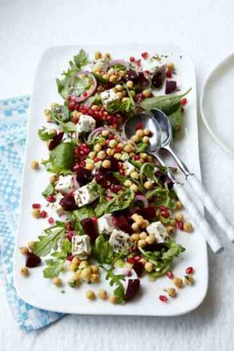 Chickpea, Beets and Feta Salad Recipe